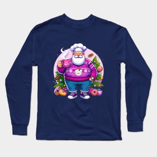 Chef Around The Christmas Tree Long Sleeve T-Shirt